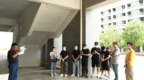 福州理工学院开展2021年秋季开学学生返校疫情防控应急演练