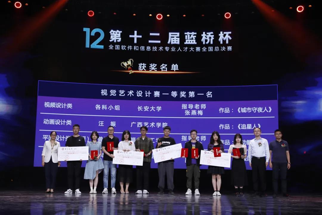 喜报|福州理工学院学子荣获第十二届蓝桥杯全国高校视觉艺术大赛金奖