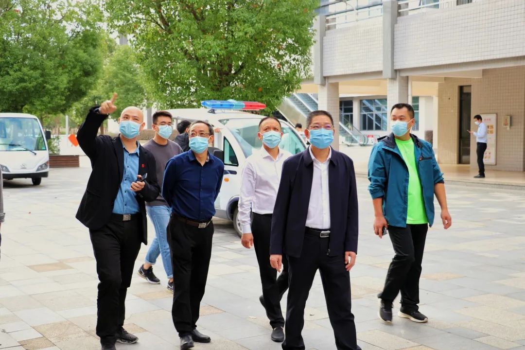 省教育厅副厅长王飏一行赴福州理工学院督导疫情防控工作